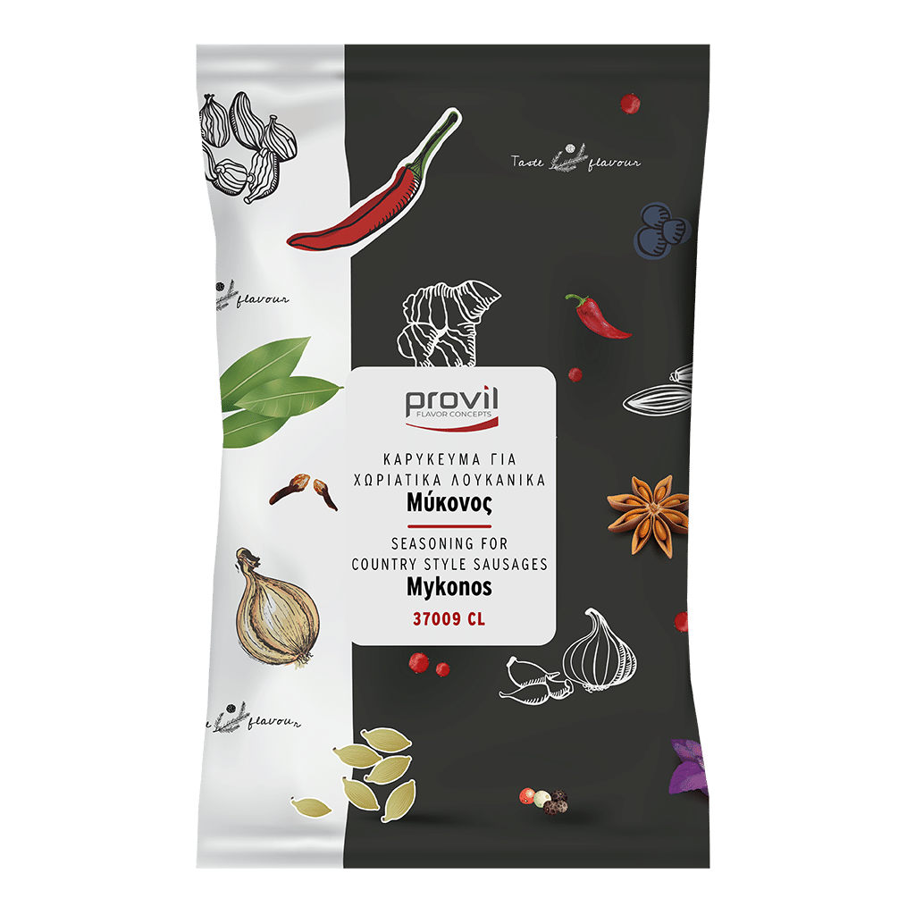 PROVIL SEASONING FOR MYKONOS-STYLE SAUSAGES