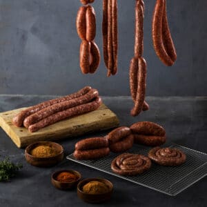 Seasonings for country-style sausages