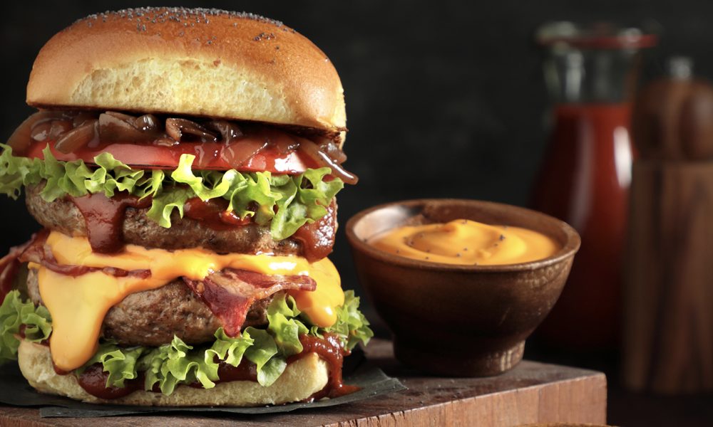 Double spicy burger