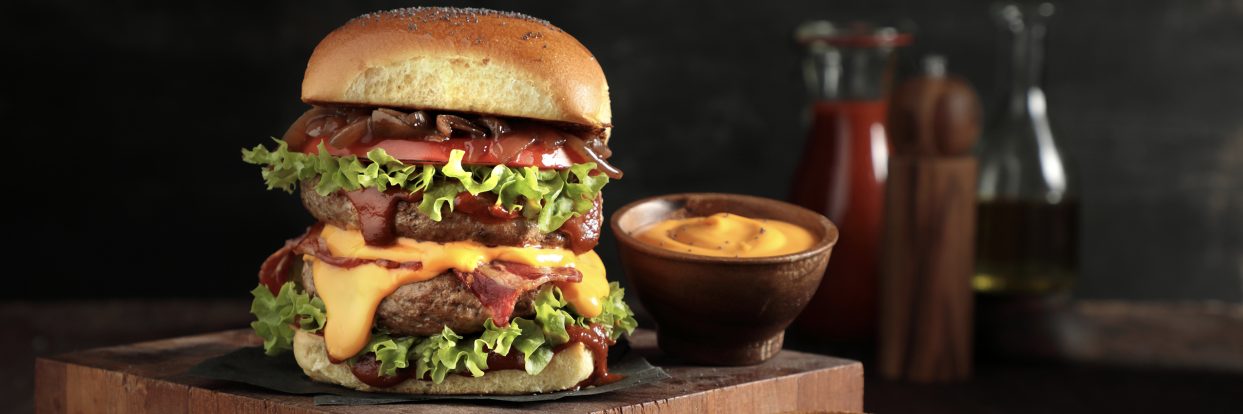 Double spicy burger