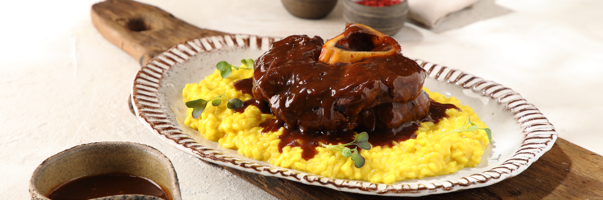 Osso buco veal a la Milanese